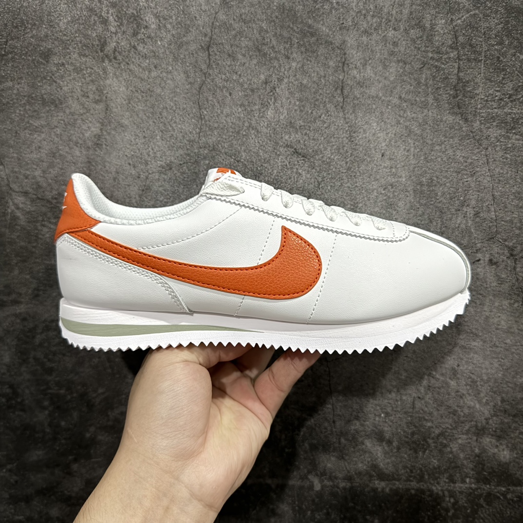 【TG纯原】NK Classic Cortez Leather 阿甘复古初代皮革慢跑鞋 货号：DM4044-102nn缓震防滑耐磨同源头层皮料 原厂模具 公司级标准检验QC 区分市面一切版本 完美复刻阿甘复古鞋型 尺码：35-45 编码：DL200220-鞋库