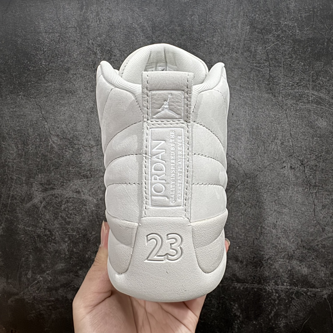 图片[4]-【XP纯原】顶级Air Jordan AJ12 WMNS PHANTOM 幻影白麂皮 货号：FD9101-007nn原楦原纸板开发 原汁原味12代鞋型进口原厂皮料 原厂麂皮材质 质感满分n原厂碳板 原装材料 原厂定制金属扣 原厂电绣 支持与公司货全方位对比 只服务于5%懂鞋的高端客户 发国外可支持各种retail商店充正寄售 SIZE：40 40.5 41 42 42.5 43 44 44.5 45 45.5 46 47.5 编码：XP500520-鞋库