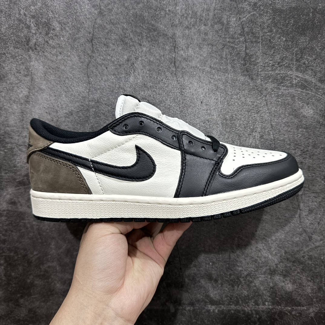 纯原版AirJordanAJ1Low小摩卡CZ0790-102原楦原纸板开发极致一眼正品既视感原厂皮料原