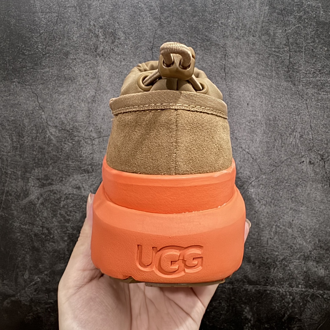 莞产纯原UGG2023FW秋冬新品,机能撞色王一博代言热门大爆款！半包头套脚低帮进口隆丰一级羊皮毛一体代