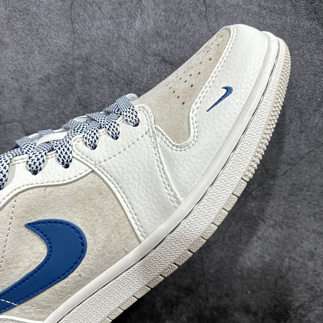 图片[6]-【定制版】Air Jordan 1 Low x Stussy 斯图西联名-米浅咖 高端定制 低帮复古篮球鞋 SJ9950-027rn#定制鞋盒 大厂纯原品质出货 超高清洁度 皮料切割干净无任何毛边 细节完美 r 尺码：36 36.5 37.5 38 38.5 39 40 40.5 41 42 42.5 43 44 44.5 45  编码：XS320340-鞋库