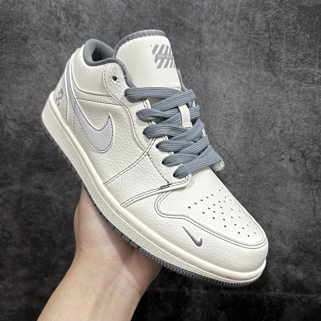 图片[3]-【定制版】Air Jordan 1 Retro Low x OFF-WHITE 米银3M钩n官方同步新色 原装级产物n拒绝公底 立体鞋型 细节完美 高清洁度购置公司同步原材料 原汁原味 忠于原版 货号：CF3688 022n码数：36 36.5 37.5 38 38.5 39 40 40.5 41 42 42.5 43 44 44.5 45 编码：HXS320340-鞋库