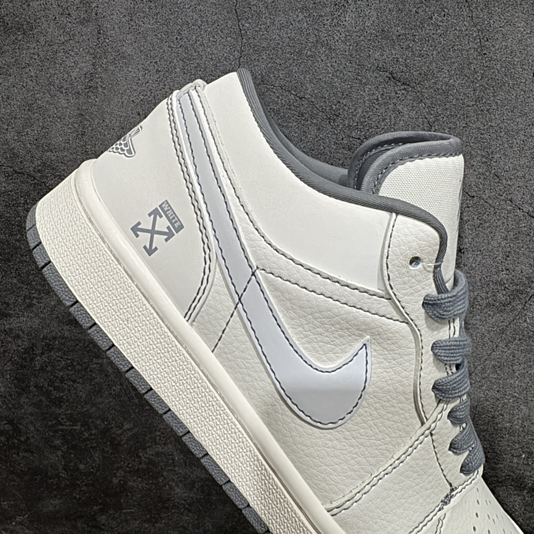 图片[7]-【定制版】Air Jordan 1 Retro Low x OFF-WHITE 米银3M钩n官方同步新色 原装级产物n拒绝公底 立体鞋型 细节完美 高清洁度购置公司同步原材料 原汁原味 忠于原版 货号：CF3688 022n码数：36 36.5 37.5 38 38.5 39 40 40.5 41 42 42.5 43 44 44.5 45 编码：HXS320340-鞋库