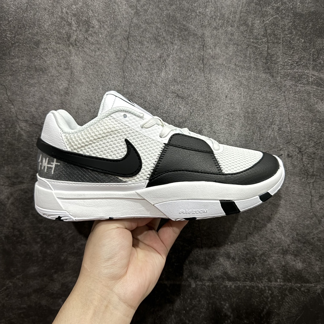 【CK版本】Nike JA 1 EP 莫兰特n防滑低帮篮球鞋 先行公司级n简单的中底配置 前掌Zoom Air 加上全掌React带来充分的缓震回弹脚感低重心的设计也让它备受后卫选手的喜爱n此鞋款的设计能够同时兼顾缓震性能和稳固脚感搭配稳定设计 助你实现快速移动表现n耐穿橡胶外底 提供可驾驭户外球场的强劲抓地力 货号: DR8786 101 尺码：39-47.5 编码：CK260280-鞋库