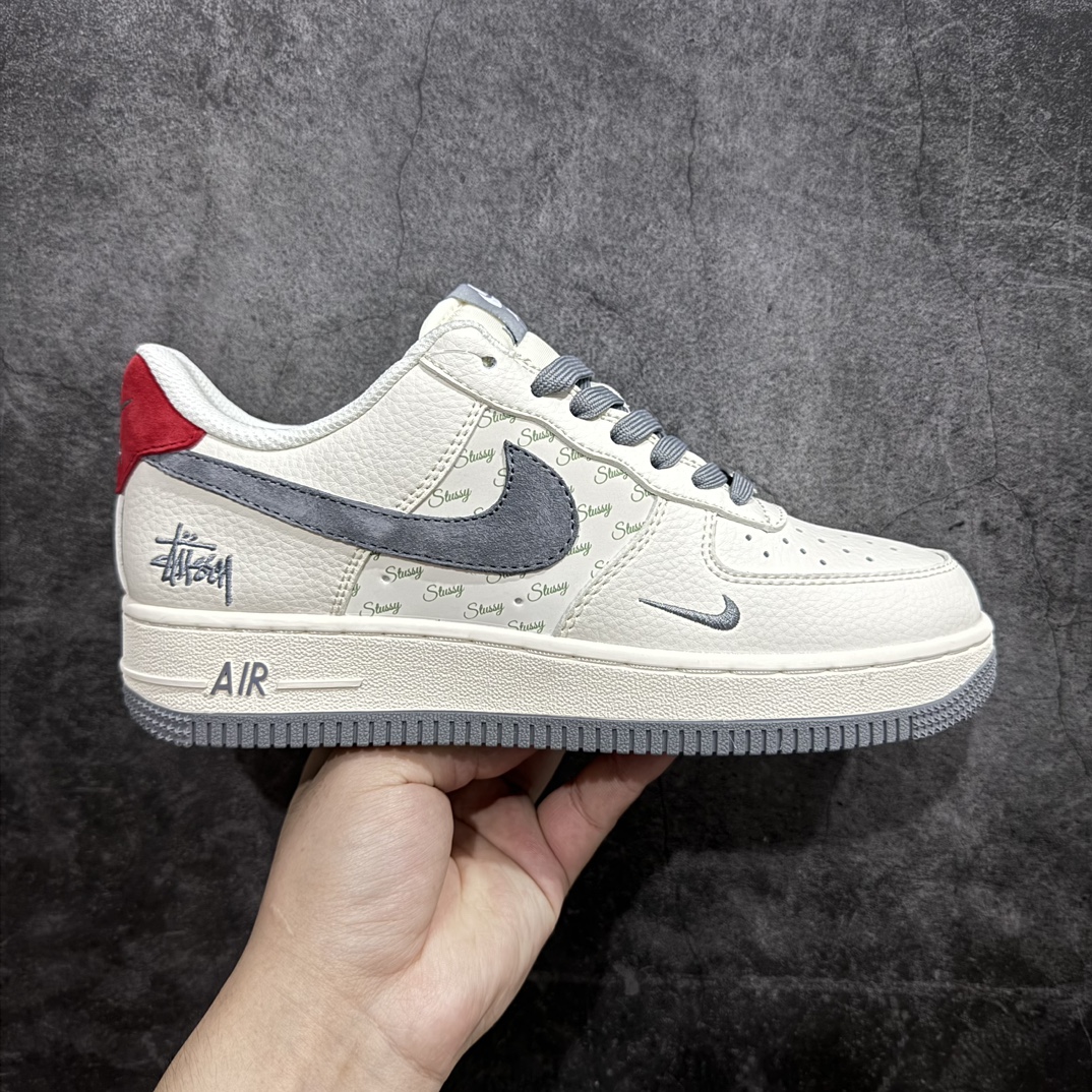 【公司级】Nike Air Force 1 Low 07 x Stussy 米灰红n原楦头原纸板 打造纯正低帮空军版型 专注外贸渠道 全掌内置蜂窝气垫原盒配件 原厂中底钢印、拉帮完美官方货号：XZ3318 567 Size：36 36.5 37.5 38 38.5 39 40 40.5 41 42 42.5 43 44 44.5 45 编码：HXS310320-鞋库