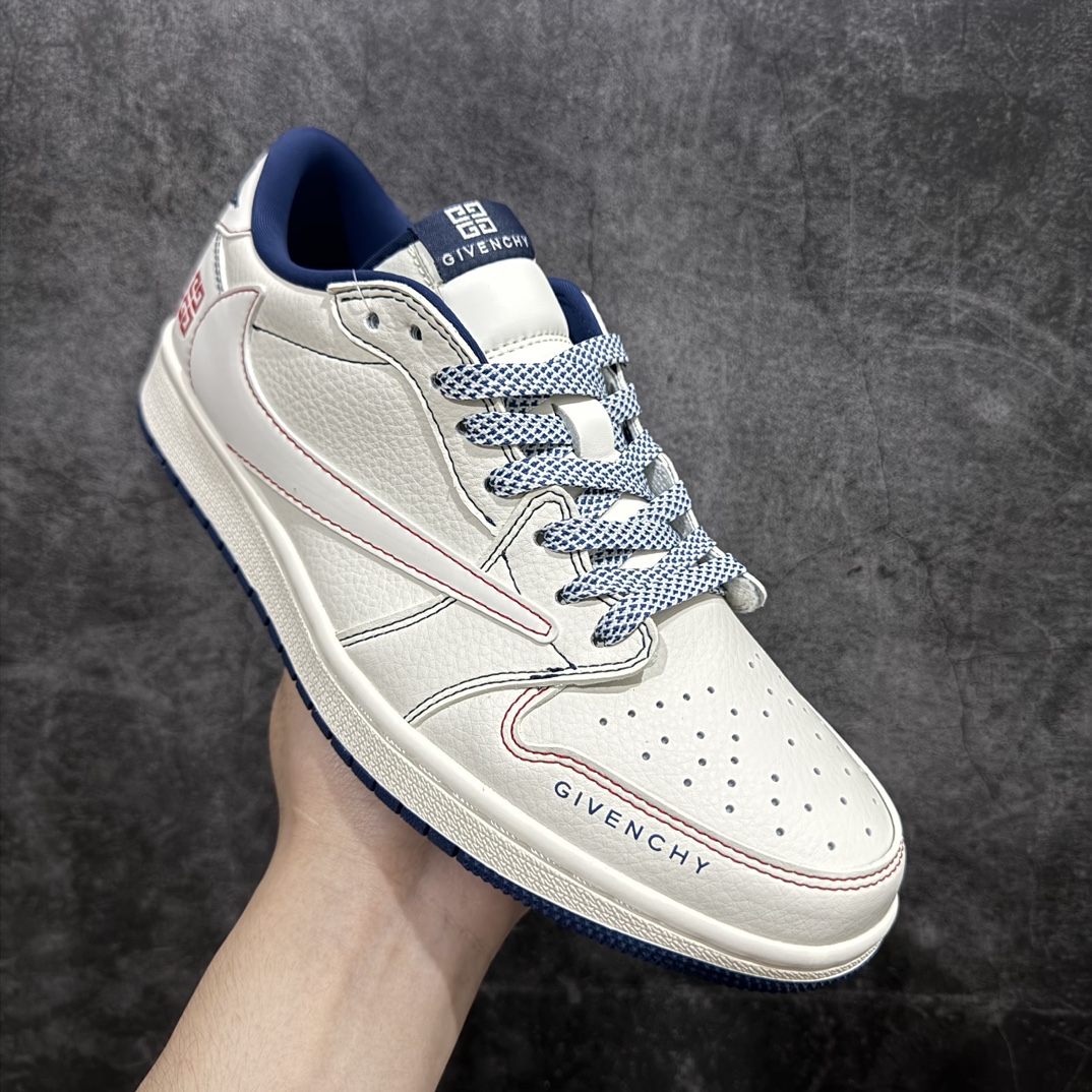 图片[3]-【定制版】Travis Scott x Fragment Design x Air Jordan 1 Low OG SP AJ1 乔1 纪梵希联名-红黑线条 低帮文化休闲板鞋 XY2688-115 #多方联名合作融合了Travis Scott 独特的音乐风格，藤原浩个性的设计风格以及Jordan品牌的经典元素 使其成为一双具有独特身份和价值的鞋子 清新而立体的外观加上联名标识更突出了其独特身份 这种配色方案显示出活力和时尚感 在视觉上引人注目 鞋身的质感和细腻的细节处理使其显得高端而格调十足 这款“倒钩”联名是设计与创意完美结合 融合多方的个性风格是一款备受瞩目的潮流鞋款 低帮休闲板鞋 定制鞋盒 大厂纯原品质出货 超高清洁度 皮料切割干净无任何毛边 细节完美    尺码：36-45（半） 编码：HXS320340-鞋库