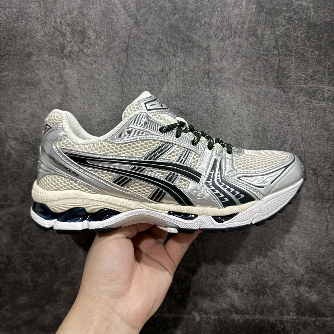 【ZX版本】亚瑟士Asics Gel-Kayano 14系列GEL-K14  复古舒适 织物合成革减震防滑耐磨 低帮 休闲跑步鞋n市场顶级版本n原装纸板楦头开发独家私模五层组合大底原厂定制缓震硅胶加持 原盒原配 官方四联吊牌n一比一同步原鞋工艺和用料n后跟一样采用了GEL缓震胶整体系列设计非常的科技感！n锻炼跑步的同时让你一样时尚百搭！ 尺码：36-45 编码：NM240260-鞋库