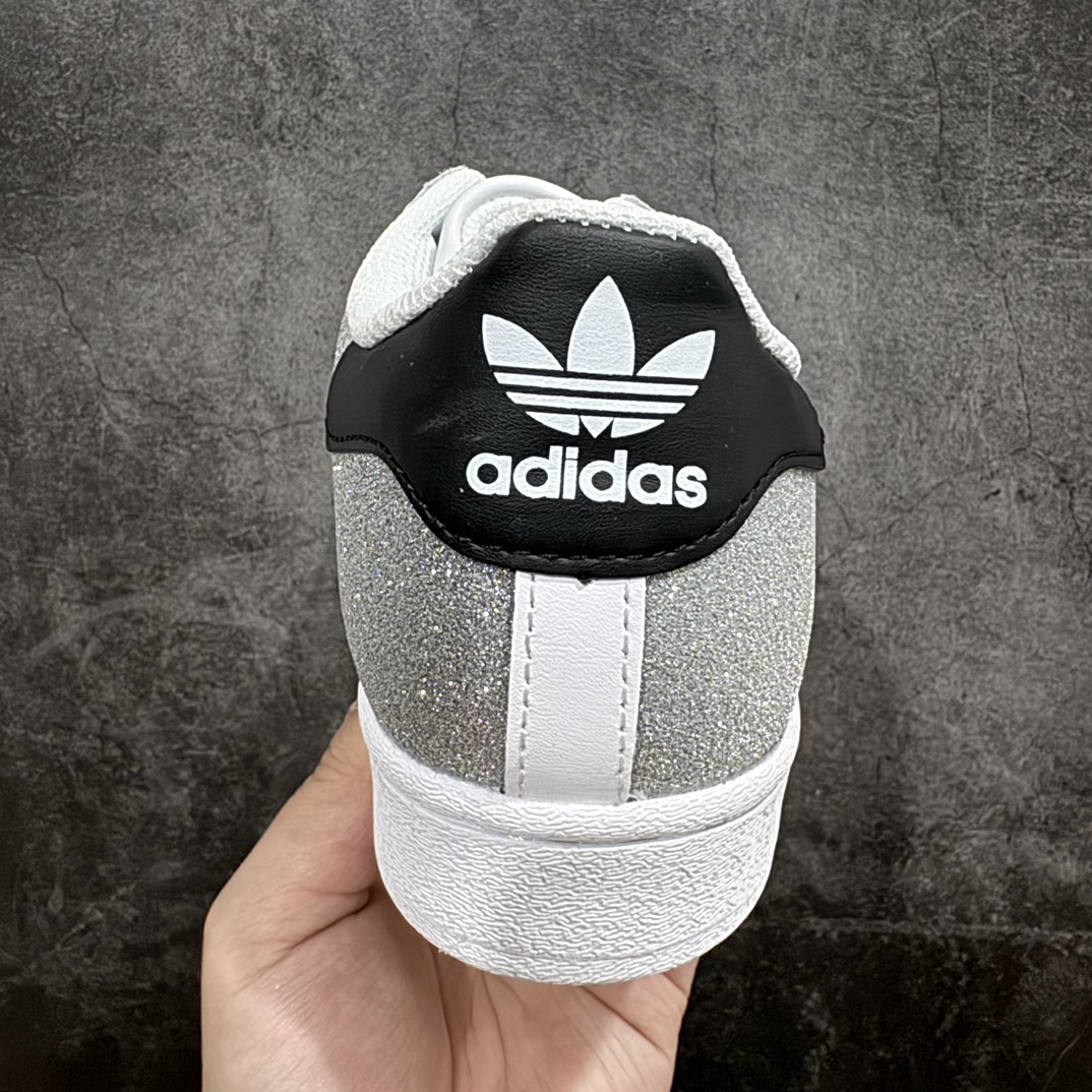 外贸版adidasoriginalsSUPERSTAR贝壳头灰白满天星渠道正品订单诠释市场最高工艺水平贝