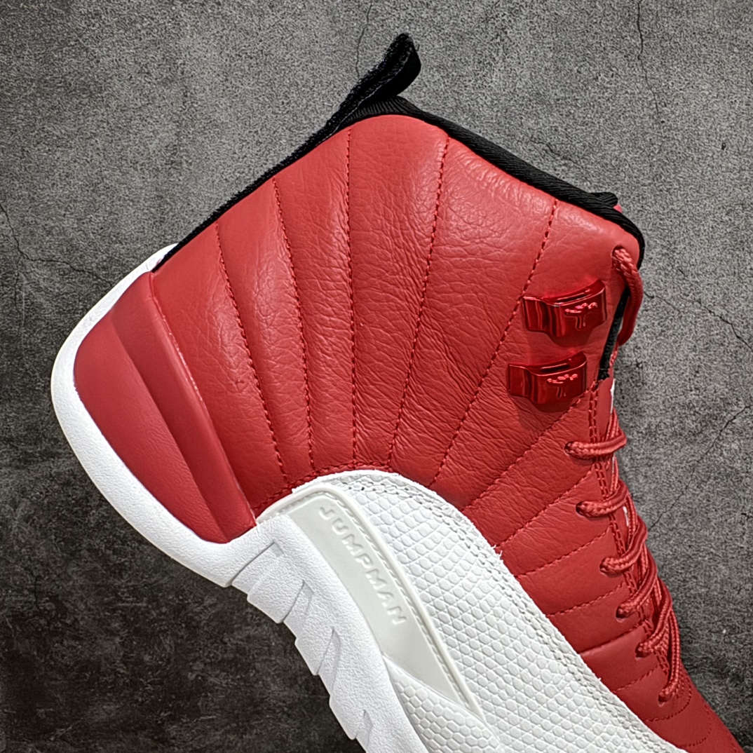 顶级外贸版AirJordanAJ12Retro红白130690-600原楦原纸板开发原汁原味12代鞋型进