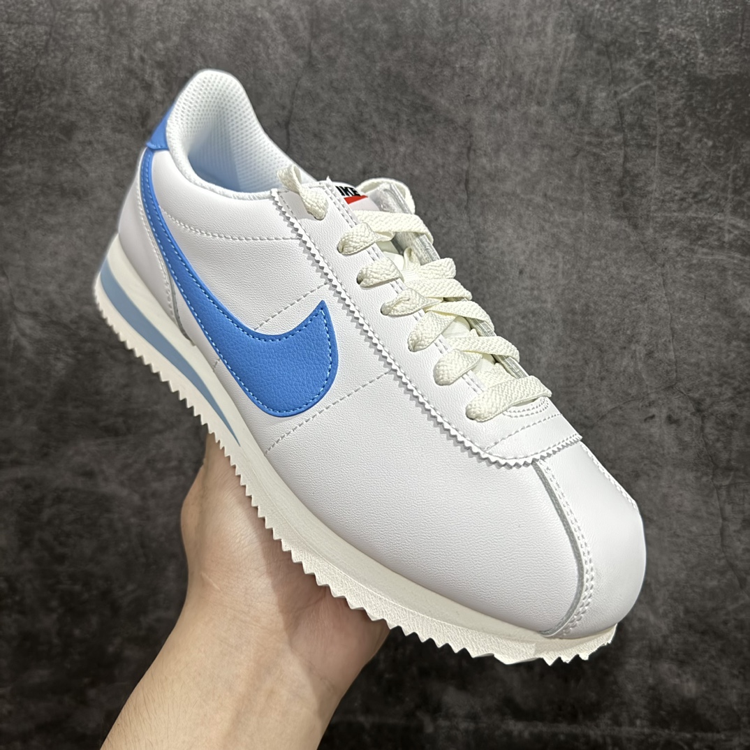 图片[3]-【TG纯原】NK Classic Cortez Leather 阿甘复古初代皮革慢跑鞋 货号：DN1791-102nn缓震防滑耐磨同源头层皮料 原厂模具 公司级标准检验QC 区分市面一切版本 完美复刻阿甘复古鞋型 尺码：35-45 编码：DL200220-鞋库