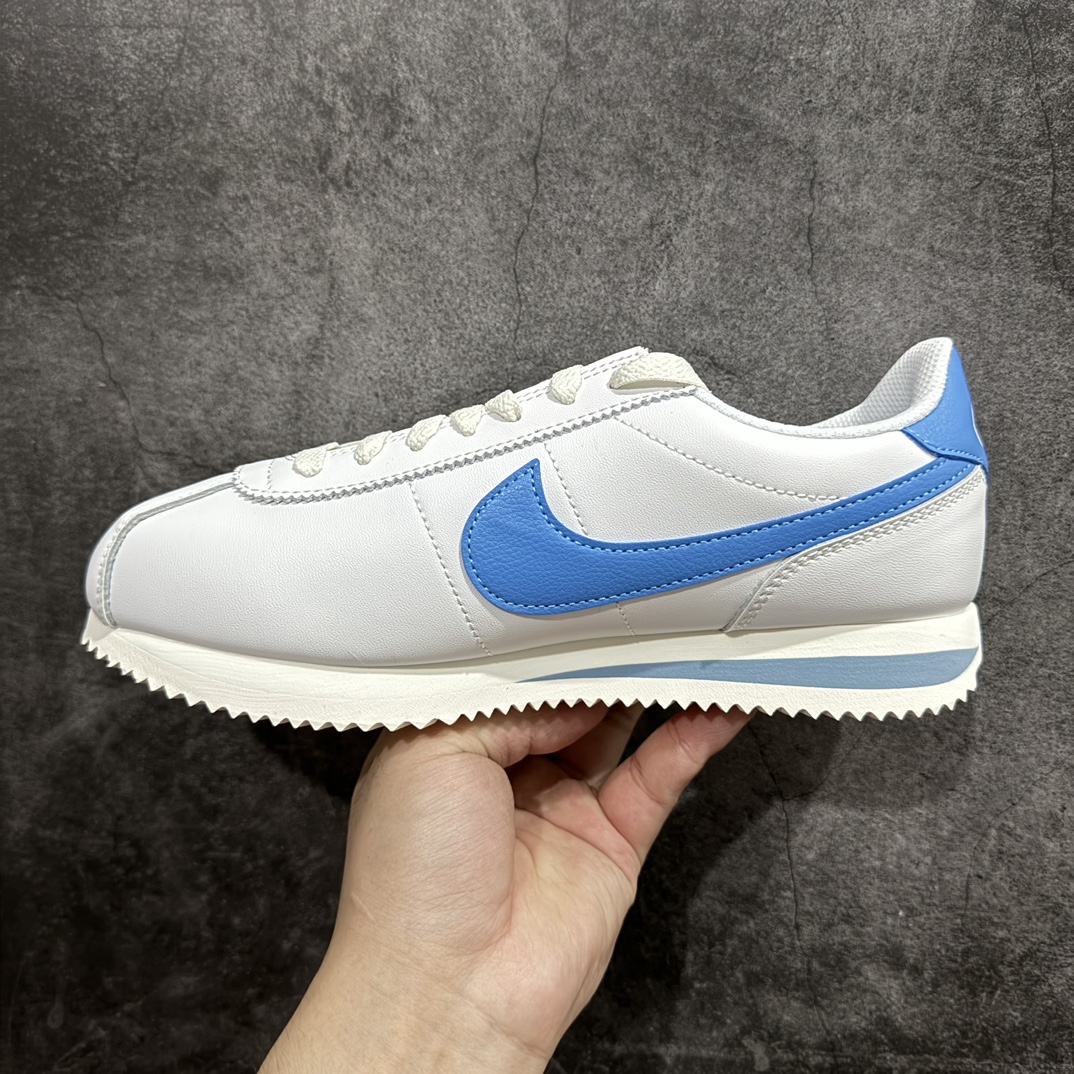 图片[2]-【TG纯原】NK Classic Cortez Leather 阿甘复古初代皮革慢跑鞋 货号：DN1791-102nn缓震防滑耐磨同源头层皮料 原厂模具 公司级标准检验QC 区分市面一切版本 完美复刻阿甘复古鞋型 尺码：35-45 编码：DL200220-鞋库