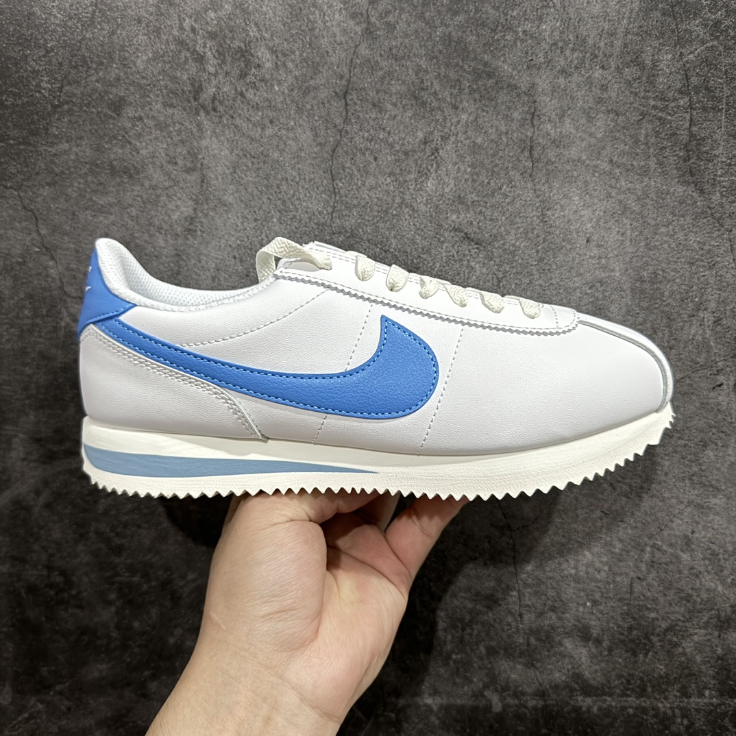 【TG纯原】NK Classic Cortez Leather 阿甘复古初代皮革慢跑鞋 货号：DN1791-102nn缓震防滑耐磨同源头层皮料 原厂模具 公司级标准检验QC 区分市面一切版本 完美复刻阿甘复古鞋型 尺码：35-45 编码：DL200220-鞋库