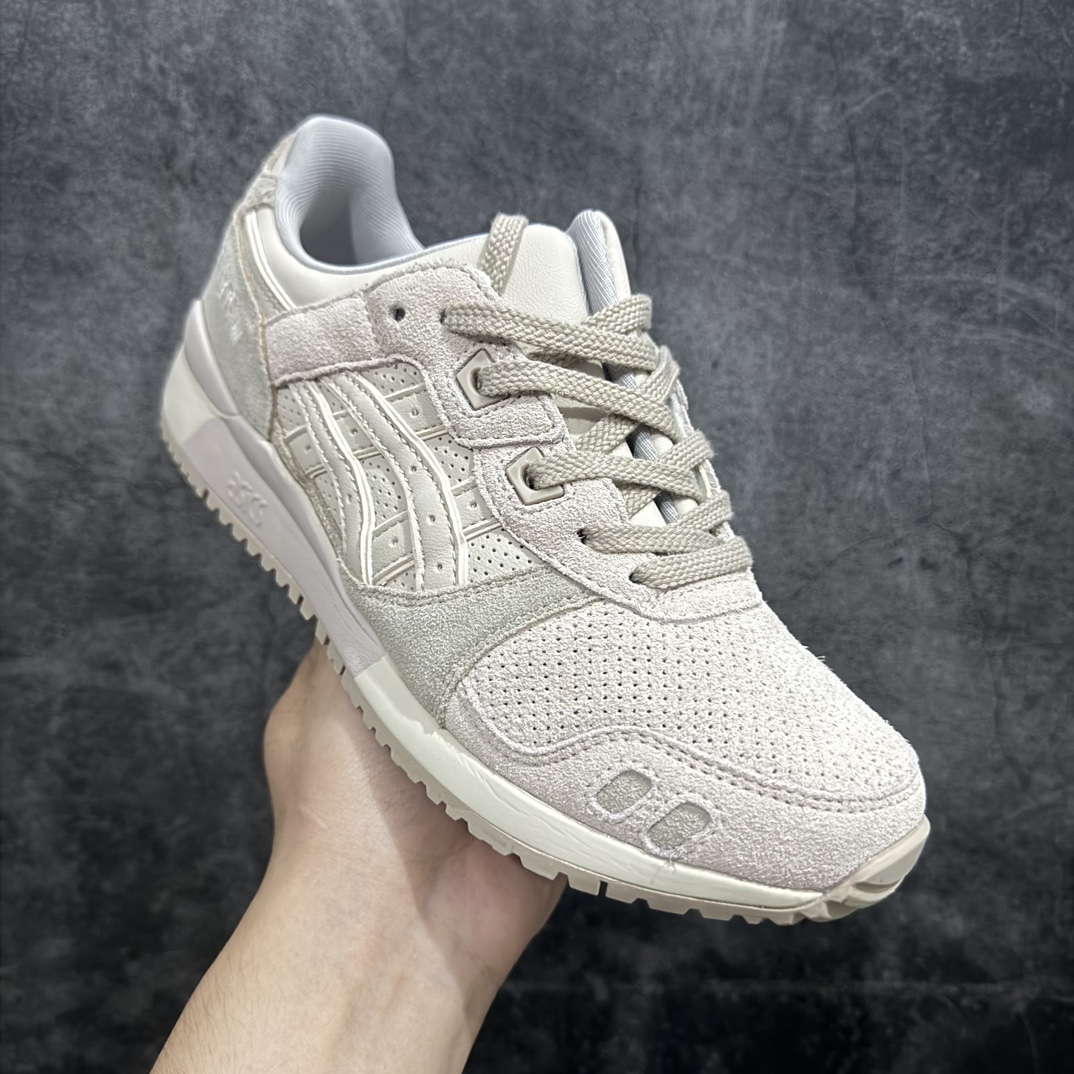 图片[3]-【公司级】Asics Gel-Lyte 3  反毛皮织物休闲跑步鞋GEL-LYTET™III OG运动鞋再次以其90年代初期的原始形状和结构出现n轮廓由三井茂之(Shigeyuki Mitsui)于1990年设计 结合了裂舌应用其最初灵感来自GEL-LD RACER™鞋n鞋在脚跟处采用其标志性的GEL™技术缓冲装置n可提高减震效果并提供持久的舒适感n 尺码: 36 36.5 37.5 38 38.5 39 40 40.5 41 42 42.5 43 44 44.5 45  编码：HCAM270280-鞋库