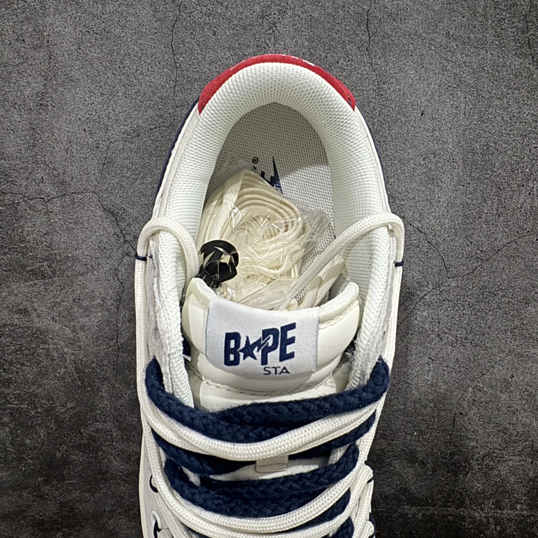 图片[8]-【公司级】Nike SB Dunk Low x BAPE 米蓝红双钩麻绳绑带n纯原大厂出品 极力推荐👏n原装头层材料 独家版型蒸餾加工n帶來的是更好的视觉和脚感体验n大厂纯原品质出货 清洁度 电绣工艺皮料切割干净无任何毛边 细节完美 官方货号：SJ2068 298 尺码：36 36.5 37.5 38 38.5 39 40 40.5 41 42 42.5 43 44 44.5 45  编码：HXS340360-鞋库