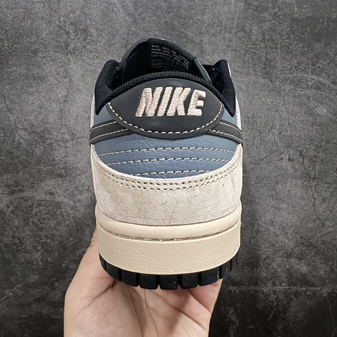 图片[4]-【定制版】Nk SB Dunk Low BAPE系列-做旧蓝黑勾 周年高端定制 低帮休闲板鞋 DQ1098-517rn#定制鞋盒 大厂纯原品质出货 超高清洁度 皮料切割干净无任何毛边 细节完美 r 尺码：36 36.5 37.5 38 38.5 39 40 40.5 41 42 42.5 43 44 44.5 45 编码：HXS320340-鞋库