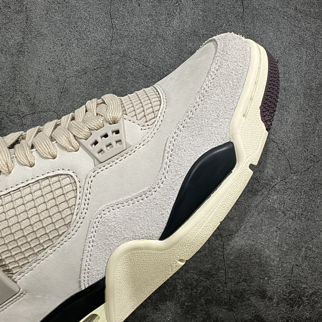 图片[6]-【老DT/R1纯原】A Ma Maniére x Air Jordan AJ4 Retro SP\”Violet Ore\” AMM联名淡粉 FZ4810-200n圈内最强四代 耗时半年巨作 全套原纸板楦头开发 原厂特供皮料加持 确保原汁原味 完美呈现四代版型 一比一鞋头弧度高度鞋身弧度 数据细节工艺流程均保持原鞋一致 原厂TPU网格鞋带扣 正确内里网布 菱角分明不变形无多余毛边 柔软性质感一致于原鞋 市场唯一原厂鞋扣模具 背面可见隐藏注塑口 原厂织唛标 原厂飞人电绣工艺 尾指中部跳三针 独家绑鞋带手法 印刷中底布 四线拉帮 米色美纹纸贴合固定 进口港宝加持 后跟自然饱满 全鞋荧光划线卡点 追求极致完美 每一双都是工艺品 多重QC质检 超越公司货的品控标准 实实在在的免检产品  尺码：40.5 41 42 42.5 43 44 44.5 45 46 47.5 编码：T520540-鞋库