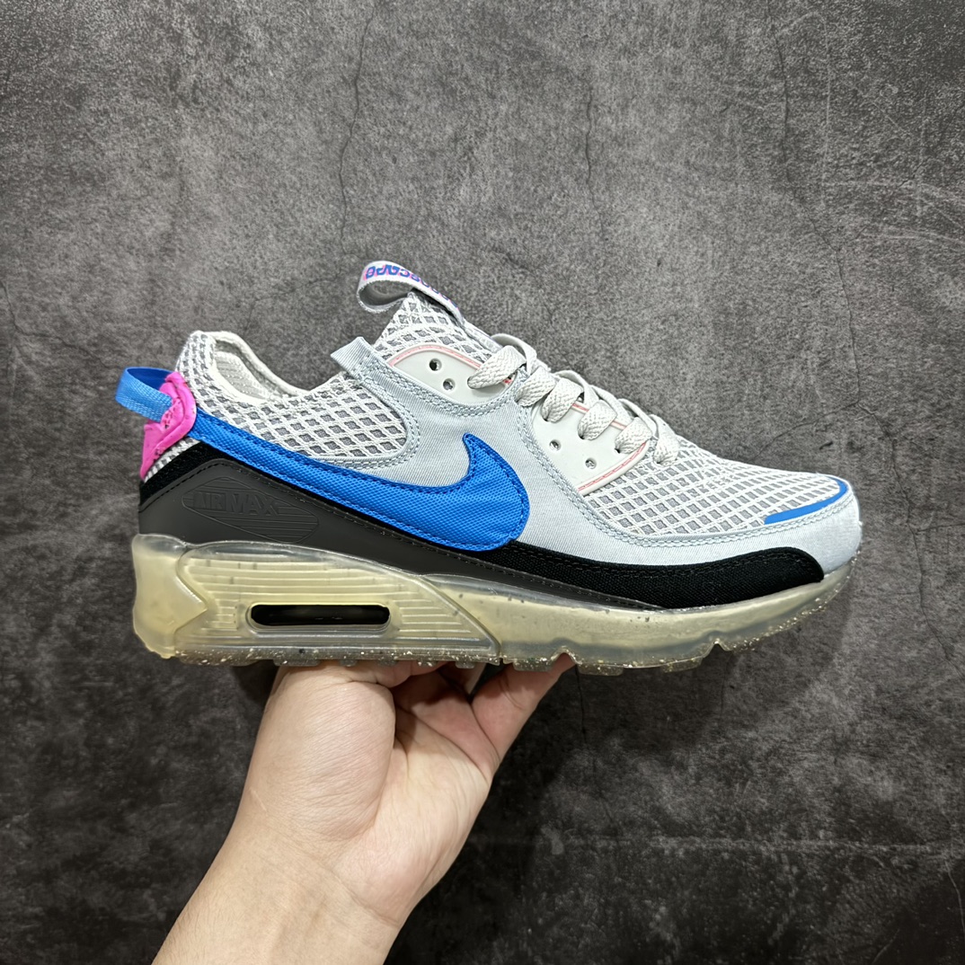【福利特价】NK Air Max Terrascape 90 山川地形系列经典复古百搭休闲运动气垫慢跑鞋 DM0033-004 原楦原纸版开发版型 正确3层组合超轻EVA泡绵中底+Air缓震气垫+耐磨橡胶外底 材质超丰富的户外为灵感设计全新包边设计处的斑点由Grind 材料制成 其原料来自鞋履生产过程中产生的边角料 舒适鞋口采用三重缝线设计 搭配坑状泡绵中底 巧妙融合都市风范与户外型格 匠心鞋款 即刻上脚 尺码:36 36.5 37.5 38 38.5 39 40 40.5 41 42 42.5 43 44 44.5 45-选品中心