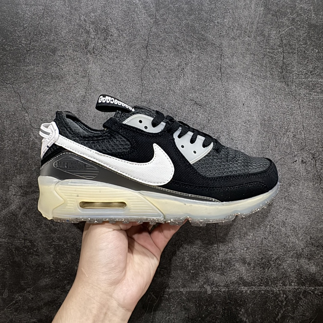 【福利特价】NK Air Max Terrascape 90 山川地形系列经典复古百搭休闲运动气垫慢跑鞋 DM0033-002 原楦原纸版开发版型 正确3层组合超轻EVA泡绵中底+Air缓震气垫+耐磨橡胶外底 材质超丰富的户外为灵感设计全新包边设计处的斑点由Grind 材料制成 其原料来自鞋履生产过程中产生的边角料 舒适鞋口采用三重缝线设计 搭配坑状泡绵中底 巧妙融合都市风范与户外型格 匠心鞋款 即刻上脚 尺码：36 36.5 37.5 38 38.5 39 40 40.5 41 42 42.5 43 44 44.5 45-选品中心