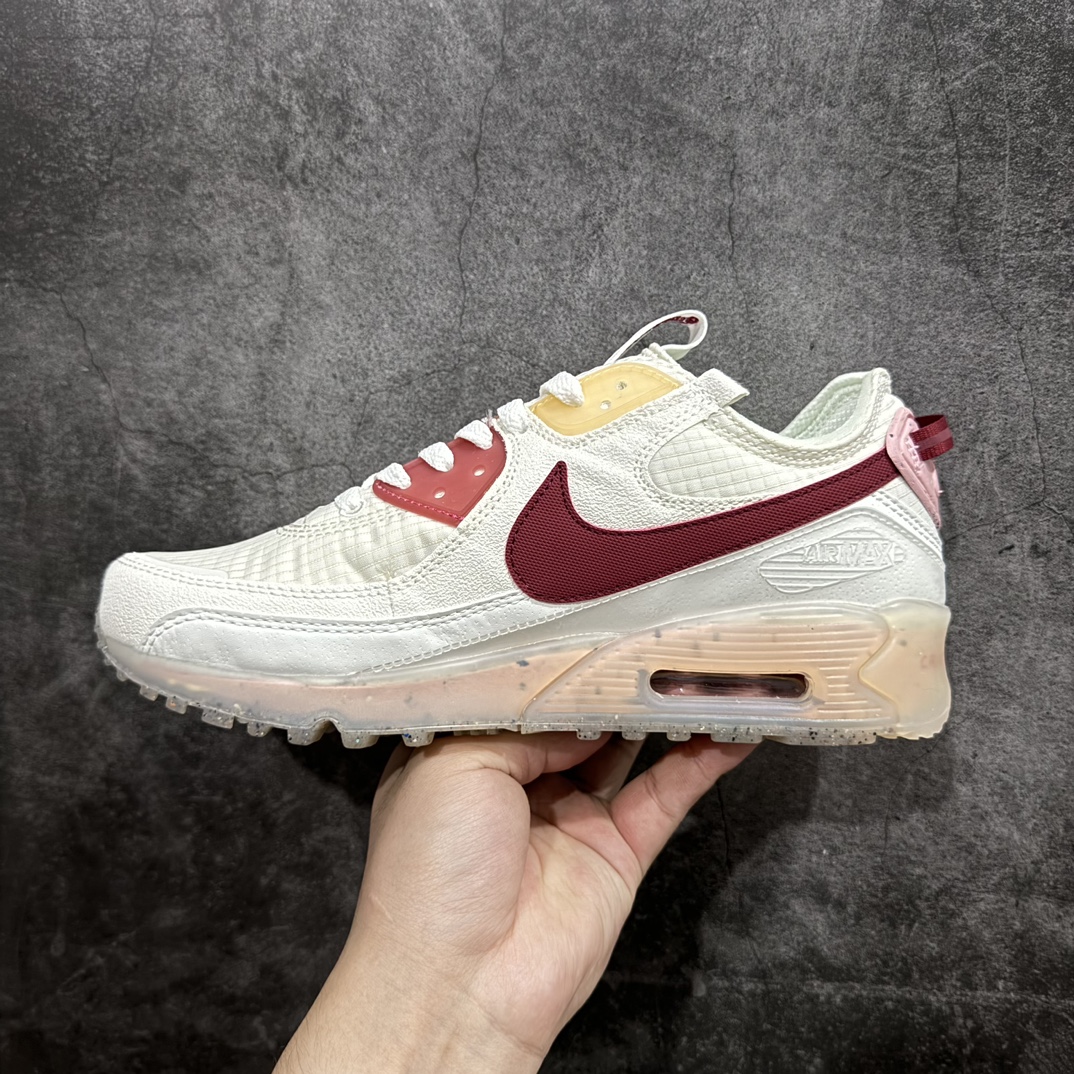 图片[2]-【福利特价】NK Air Max Terrascape 90 山川地形系列经典复古百搭休闲运动气垫慢跑鞋 DC9450-100 原楦原纸版开发版型 正确3层组合超轻EVA泡绵中底+Air缓震气垫+耐磨橡胶外底 材质超丰富的户外为灵感设计全新包边设计处的斑点由Grind 材料制成 其原料来自鞋履生产过程中产生的边角料 舒适鞋口采用三重缝线设计 搭配坑状泡绵中底 巧妙融合都市风范与户外型格 匠心鞋款 即刻上脚 尺码：36 36.5 37.5 38 38.5 39 40 40.5 41 42 42.5 43 44 44.5 45-选品中心