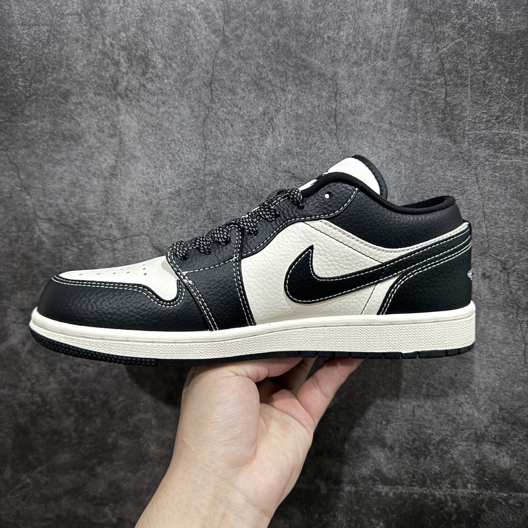 图片[2]-【定制版】Air Jordan 1 Low AJ1 乔1 斯图西联名-米黑缝线 高端定制 低帮复古篮球鞋 CF3688-023rn#定制鞋盒 大厂纯原品质出货 超高清洁度 皮料切割干净无任何毛边 细节完美 r 尺码：36 36.5 37.5 38 38.5 39 40 40.5 41 42 42.5 43 44 44.5 45 编码：HXS320340-鞋库