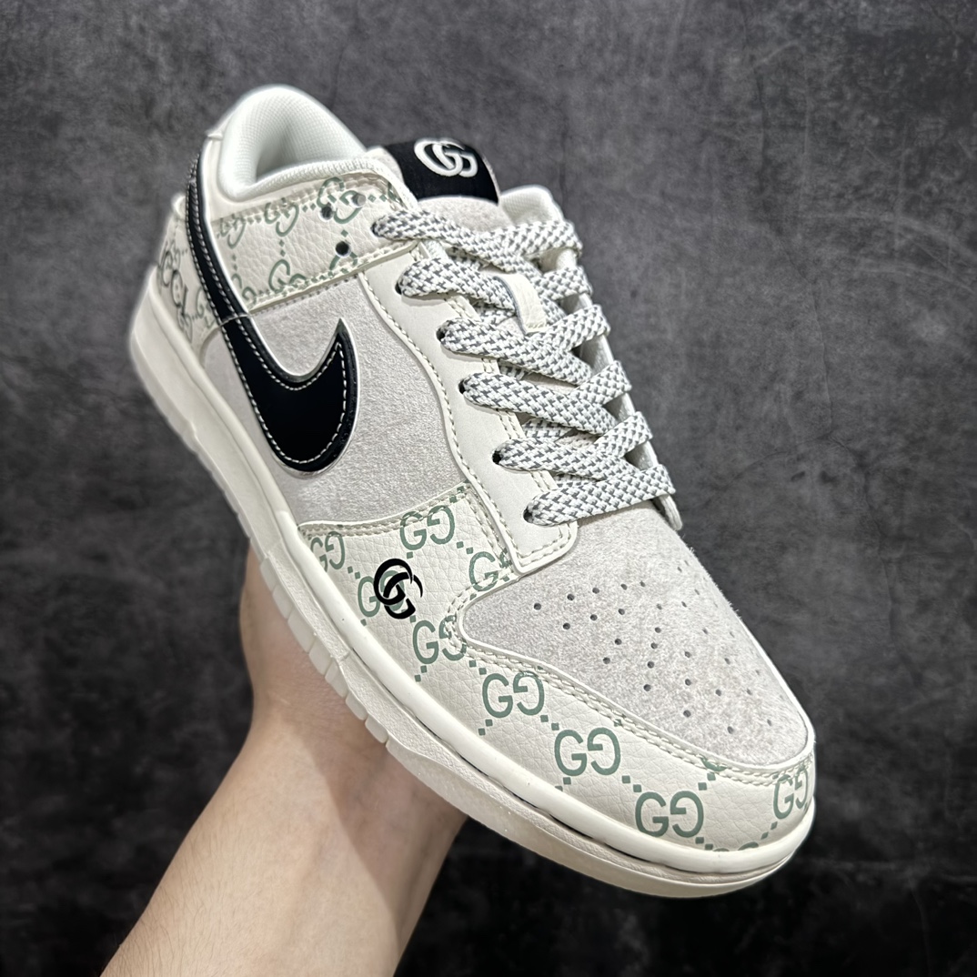 图片[3]-【定制版】Dunk Low GUCCI联名n纯原大厂出品 极力推荐👏n原装头层材料 独家版型蒸餾加工n帶來的是更好的视觉和脚感体验n大厂纯原品质出货 清洁度电绣工艺 皮料切割干净无任何毛边 细节完美 官方货号: XY1688 014 尺码：36 36.5 37.5 38 38.5 39 40 40.5 41 42 42.5 43 44 44.5 45 编码：HXS320340-鞋库