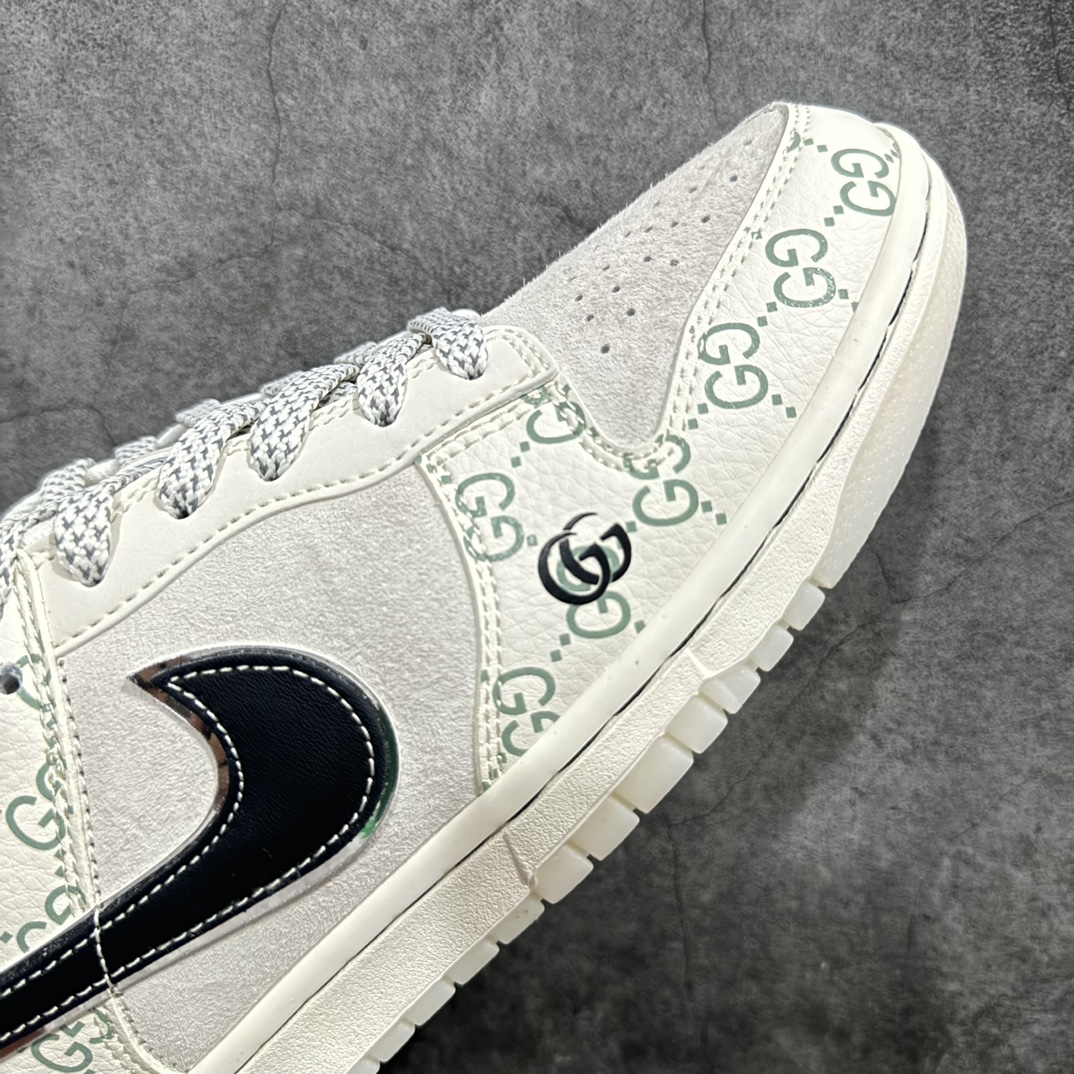 图片[6]-【定制版】Dunk Low GUCCI联名n纯原大厂出品 极力推荐👏n原装头层材料 独家版型蒸餾加工n帶來的是更好的视觉和脚感体验n大厂纯原品质出货 清洁度电绣工艺 皮料切割干净无任何毛边 细节完美 官方货号: XY1688 014 尺码：36 36.5 37.5 38 38.5 39 40 40.5 41 42 42.5 43 44 44.5 45 编码：HXS320340-鞋库