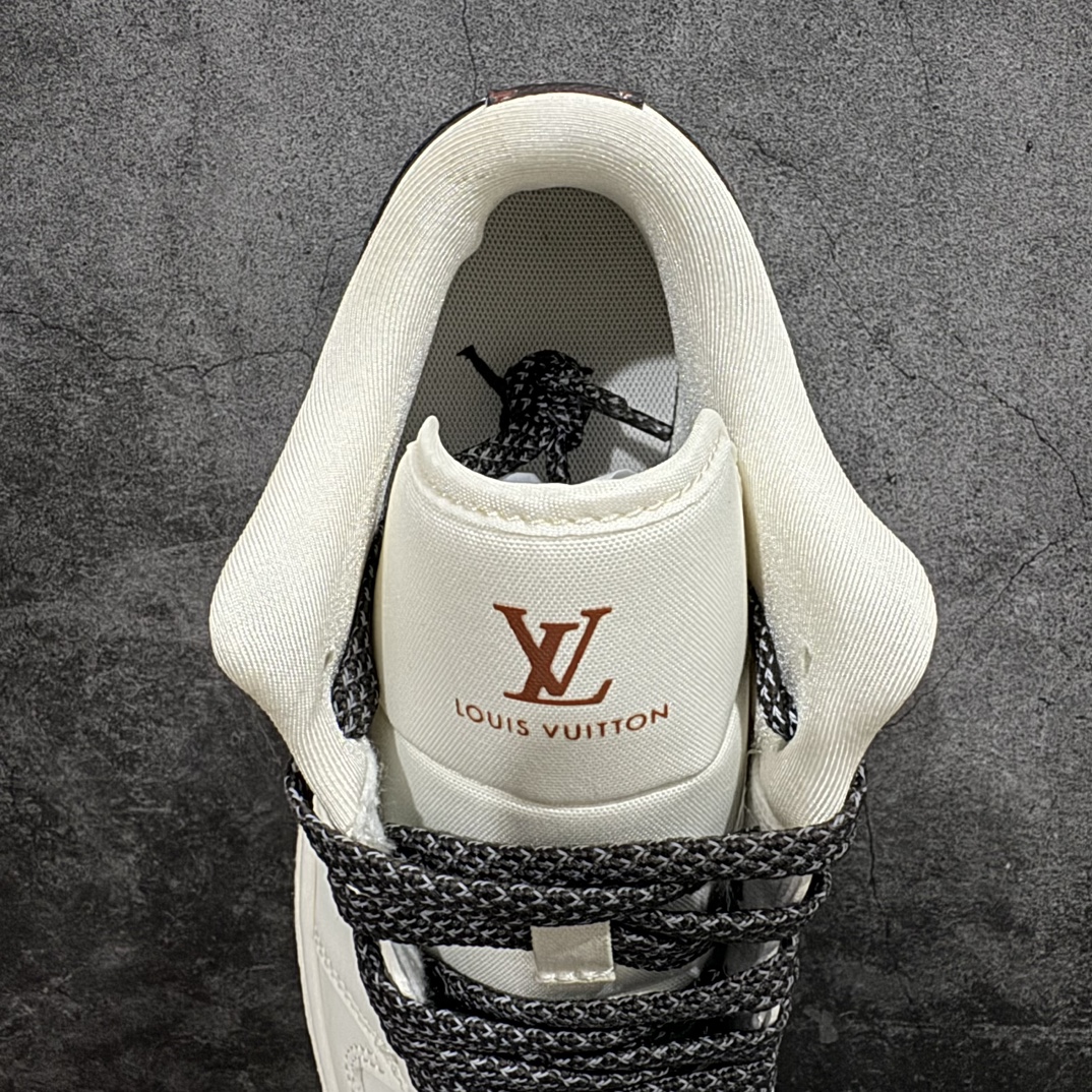 图片[8]-【定制版】Air Jordan 1 Retro Low x Louis Vuitton 白棕满天星官方同步新色 原装级产物拒绝公底 立体鞋型 细节完美 高清洁度 购置公司同步原材料 原汁原味 忠于原版货号：WG8850-004n 码数：36 36.5 37.5 38 38.5 39 40 40.5 41 42 42.5 43 44 44.5 45 编码：HXS320340-鞋库