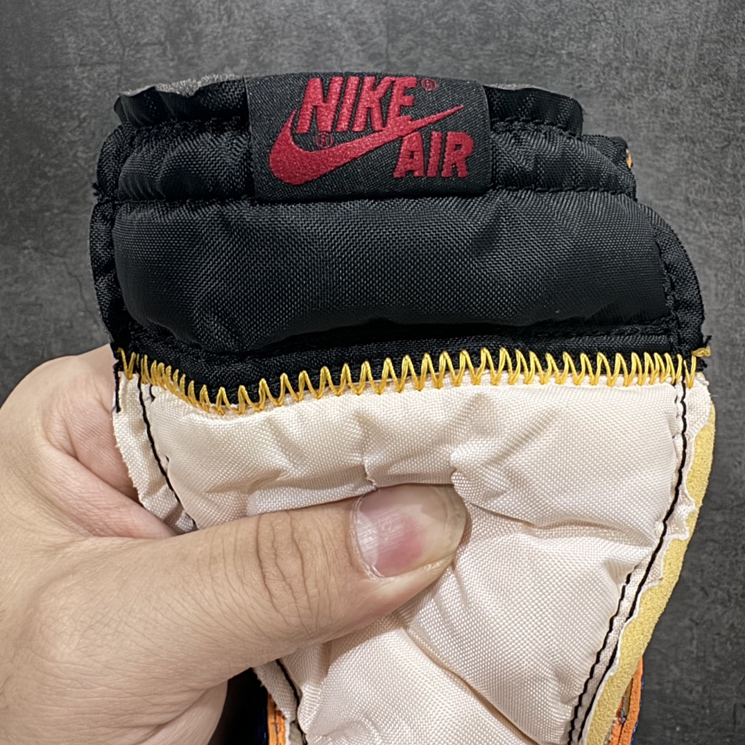 图片[6]-【莞产DG纯原】Union x Air Jordan AJ1 Retro High NRG联名四色拼接黑脚趾 BV1300-146 黑白蓝nnn全新批次 正确的版本n清洁度超高，所有细节经得起推敲 相当不错，外贸首选版本 高价零售推荐版本💪🏻原楦原纸板开发 极致一眼正品既视感 原厂皮料 原厂拉帮工艺 全部采用原厂电脑车 针距 边距完全同步原鞋 原厂特供皮料承诺百分百一致原鞋 鞋面清洁度最高QC检验标准 控制溢胶 飞翼3D高频深度立体 全市场仅此一家  鞋盒、防尘纸  均采购来自原厂Size：40 40.5 41 42 42.5 43 44 44.5 45 46 47.5 编码：X10330350-鞋库