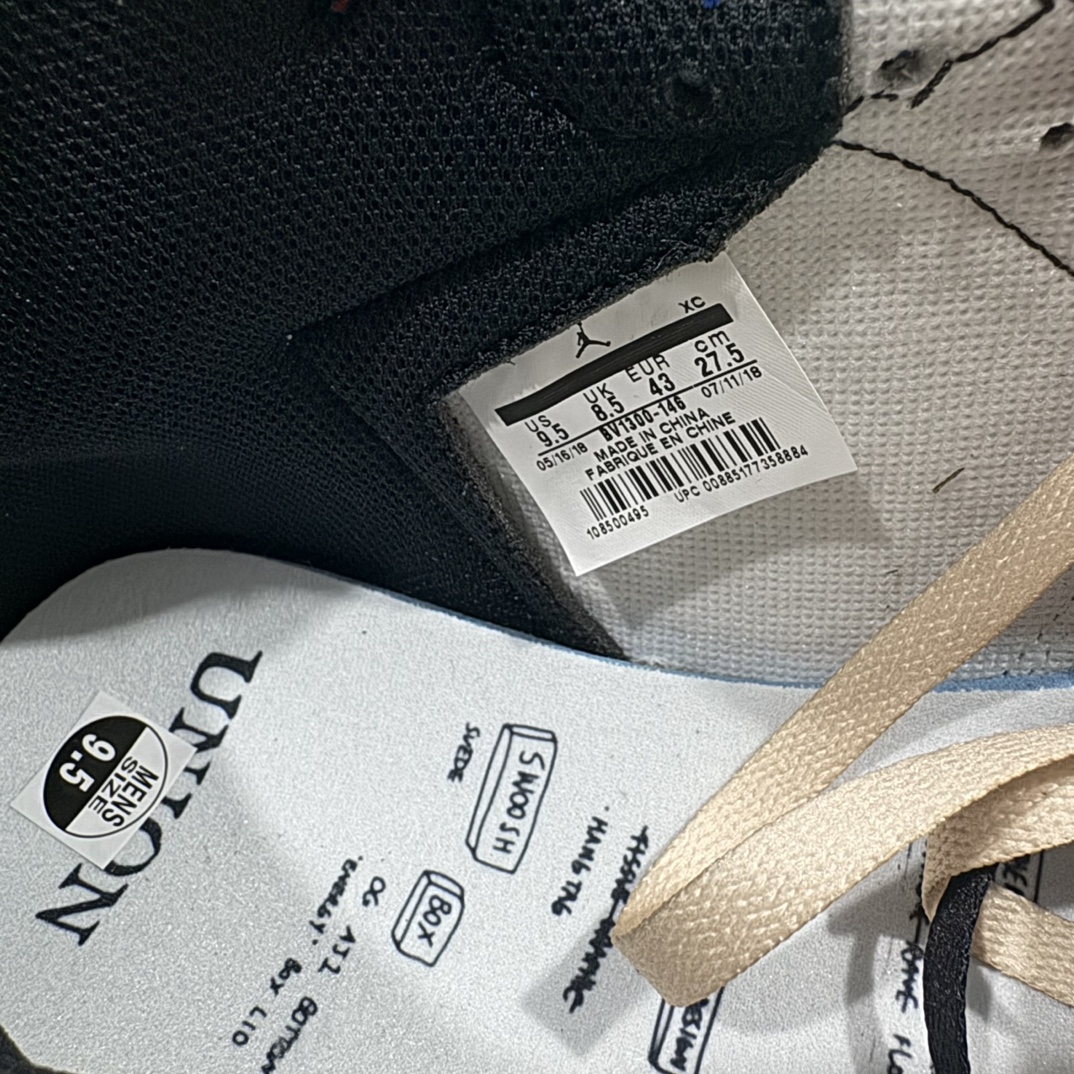 图片[8]-【莞产DG纯原】Union x Air Jordan AJ1 Retro High NRG联名四色拼接黑脚趾 BV1300-146 黑白蓝nnn全新批次 正确的版本n清洁度超高，所有细节经得起推敲 相当不错，外贸首选版本 高价零售推荐版本💪🏻原楦原纸板开发 极致一眼正品既视感 原厂皮料 原厂拉帮工艺 全部采用原厂电脑车 针距 边距完全同步原鞋 原厂特供皮料承诺百分百一致原鞋 鞋面清洁度最高QC检验标准 控制溢胶 飞翼3D高频深度立体 全市场仅此一家  鞋盒、防尘纸  均采购来自原厂Size：40 40.5 41 42 42.5 43 44 44.5 45 46 47.5 编码：X10330350-鞋库