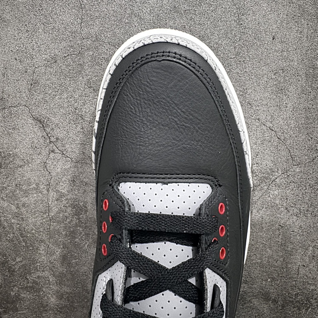 纯原版AirJordan3OG“BlackCement”2024版aj3黑水泥出货货号DN3707-01