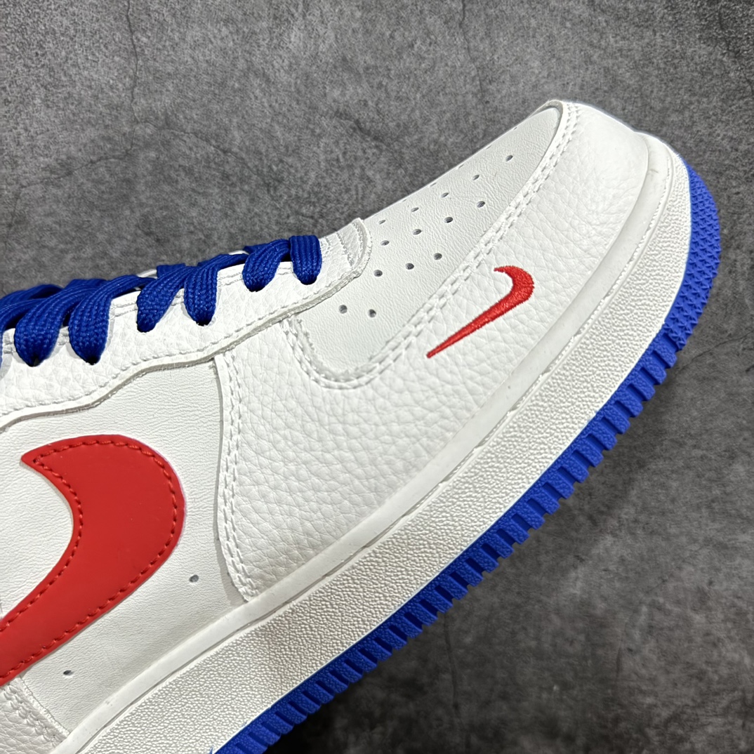 图片[6]-【定制版】Nk Air Force 1\’07 Low x Champion 冠军联名-蓝白红 空军一号低帮休闲板鞋 KK1988-002rn#原楦头原纸板 原装鞋盒 定制五金配件 内置全掌气垫 原厂鞋底 r 尺码：36 36.5 37.5 38 38.5 39 40 40.5 41 42 42.5 43 44 44.5 45  编码：HXS310320-鞋库