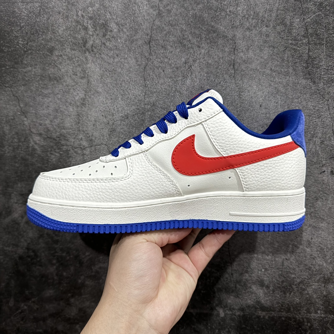 图片[2]-【定制版】Nk Air Force 1\’07 Low x Champion 冠军联名-蓝白红 空军一号低帮休闲板鞋 KK1988-002rn#原楦头原纸板 原装鞋盒 定制五金配件 内置全掌气垫 原厂鞋底 r 尺码：36 36.5 37.5 38 38.5 39 40 40.5 41 42 42.5 43 44 44.5 45  编码：HXS310320-鞋库