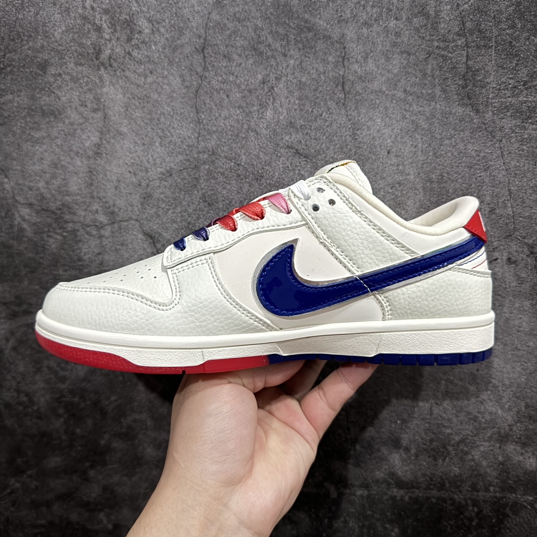 定制版 Nike SB Dunk Low x Paris 2024法国巴黎奥运会 白蓝红  JH8310-951