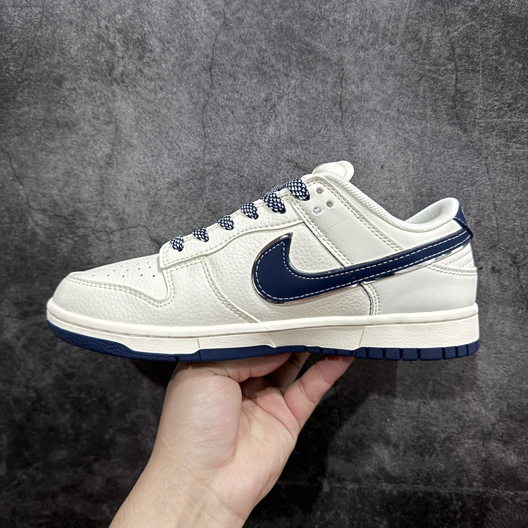 图片[2]-【定制版】Nk SB Dunk Low 米白藏蓝勾 周年高端定制 低帮休闲板鞋 SJ1089-004rn定制鞋盒 大厂纯原品质出货 超高清洁度 皮料切割干净无任何毛边 细节完美 r 尺码：36 36.5 37.5 38 38.5 39 40 40.5 41 42 42.5 43 44 44.5 45  编码：HXS320340-鞋库