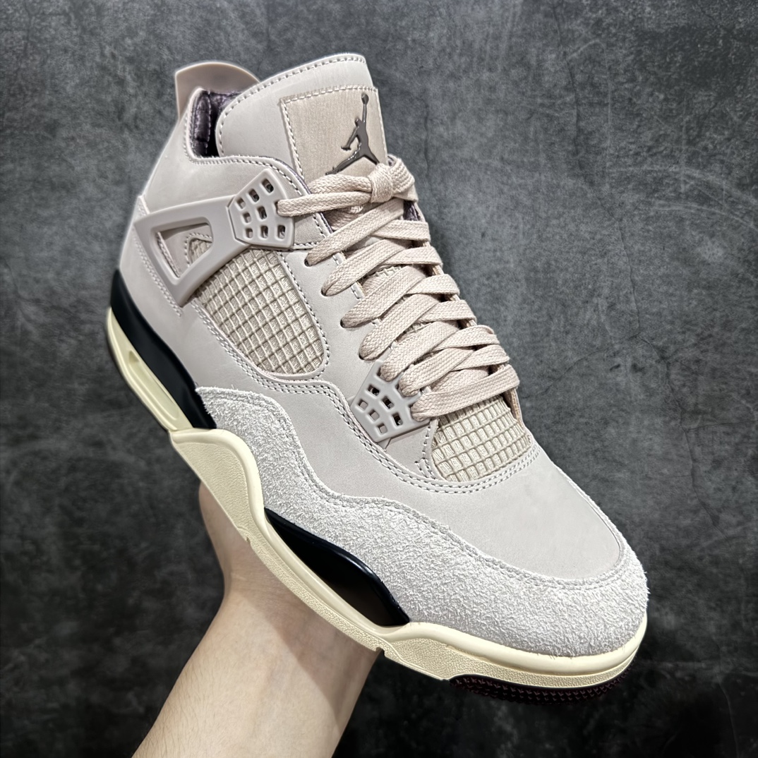 图片[3]-【GX美版绿x】A Ma Maniére x Air Jordan AJ4 Retro SP\”Violet Ore\” AMM联名淡粉GX纯原生产线出品n#全套原纸板楦头开发 原厂特供皮料加持 确保原汁原味 完美呈现四代版型#一比一鞋头弧度高度鞋身弧度 数据细节工艺流程均保持原鞋一致#原厂TPU网格鞋带扣 正确内里网布 菱角分明不变形无多余毛边 柔软性质感一致于原鞋#市场唯一原厂鞋扣模具 背面可见隐藏注塑口#原厂织唛标 原厂飞人电绣工艺 尾指中部跳三针 货号 FZ4810-200 尺码：40 40.5 41 42 42.5 43 44 44.5 45 46 47.5 48.5 编码：SL580600-鞋库