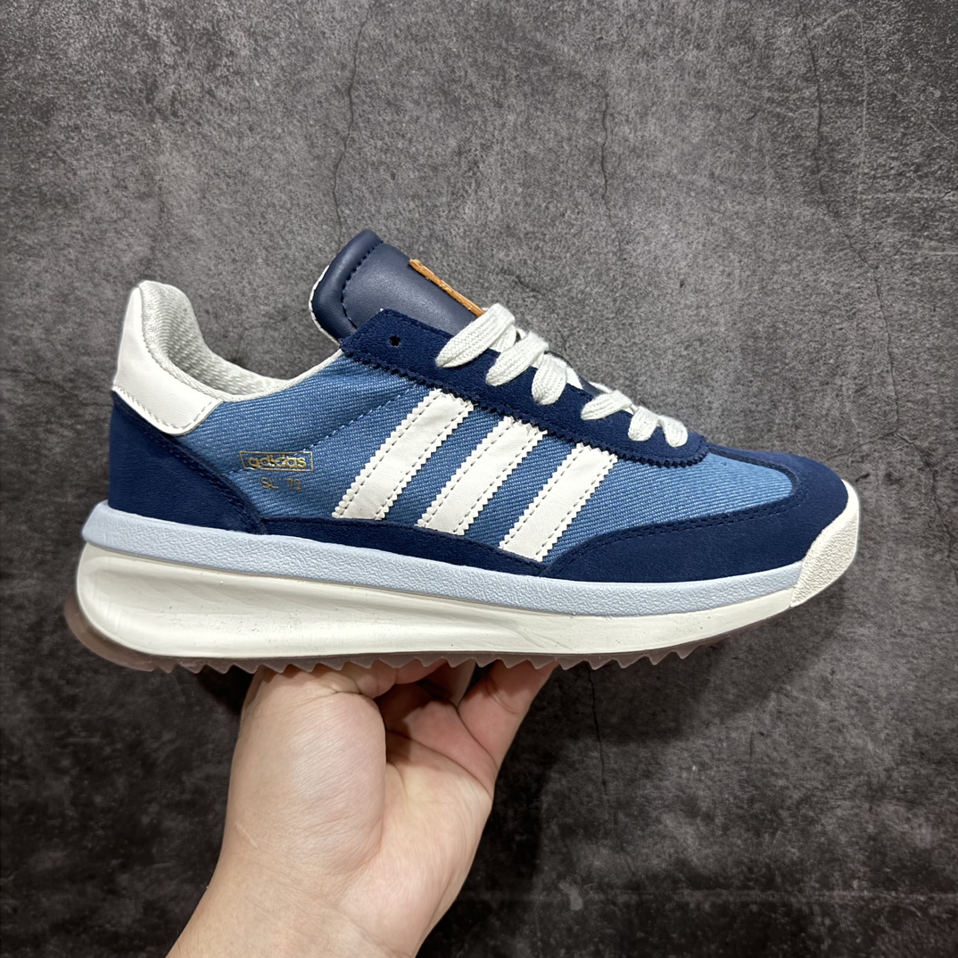 【神版】adidas originals SL 72n超轻便透气复古慢跑鞋n鞋头的设计饱满圆润鞋面是翻毛皮和尼龙材质结合 上脚舒适柔软n橡胶大底非常耐磨防滑 包裹性很好 整体纤长 货号: JI2506 尺码: 35.5 36 36.5 37 38 38.5 39 40 40.5 41 42 42.5 43 44 45 编码：DZ220250-鞋库