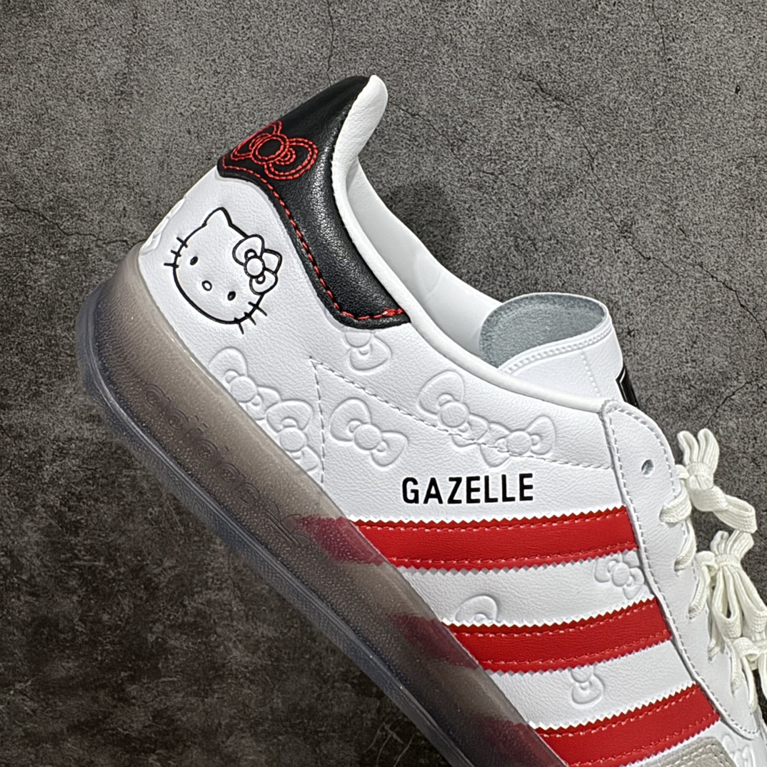 Top纯原HelloKittyxADOriginalGazelleIndoorTrainers瞪羚室内鞋