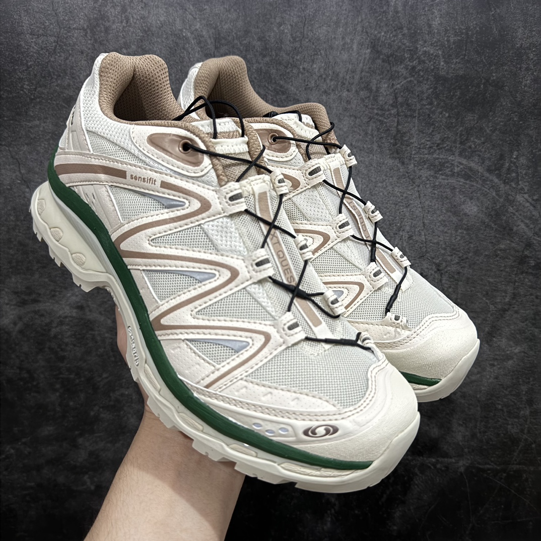 【巅峰升级版】Salomon XT-QUEST ADV萨洛蒙情侣款户外机能鞋 香草色 474789n全新工厂出品 升级品质n全鞋改进为原厂一致材料打造n全新修长鞋型 版型正全新玻璃冲刀 清洁度提升中底带数字钢印n网面与鞋头材料校对一致无色差n鞋盒同步原版牛皮纸鞋盒n鞋头处添加☯️太极标 细节多次修改校正坚持同步原版无差别 终端优势供应nSIZE：36 36.5 37.5 38 38.5 39 40 40.5 41 42 42.5 43 44 44.5 45 编码：J310330-鞋库