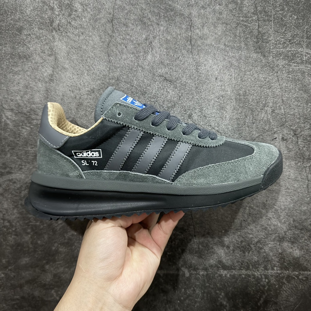 【纯原版】adidas originals SL 72n超轻便透气复古慢跑鞋n鞋头的设计饱满圆润鞋面是翻毛皮和尼龙材质结合 上脚舒适柔软n橡胶大底非常耐磨防滑 包裹性很好 整体纤长 货号: IH5569 尺码: 35.5 36 36.5 37 38 38.5 39 40 40.5 41 42 42.5 43 44 45 编码：AC245270-鞋库