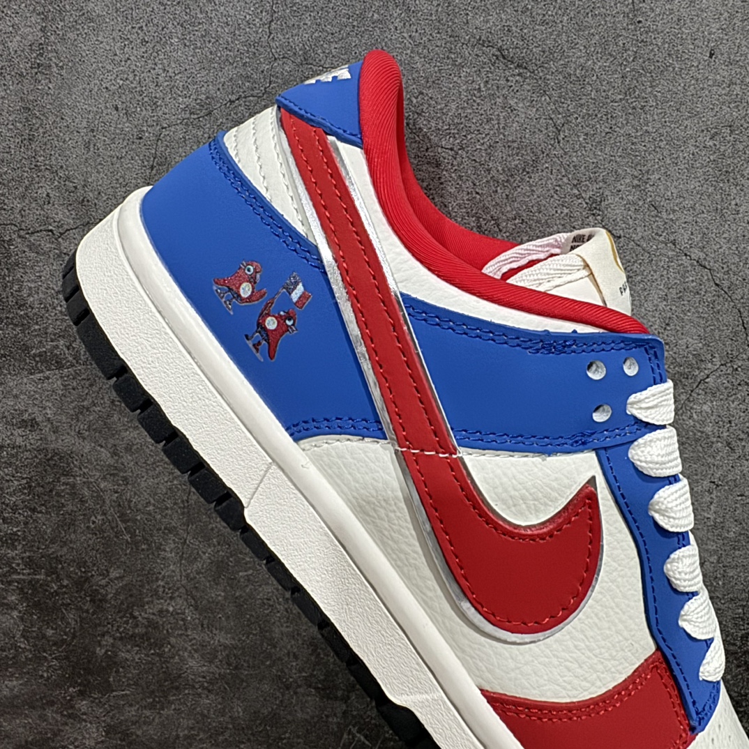 图片[7]-【定制版】Nk SB Dunk Low 巴黎奥运限定-弗里热 奥运高端定制 周年高端定制 低帮休闲板鞋n#吉祥物形象是基于法国传统弗里吉亚帽拟人化设计的，灵感来源于《蓝精灵》动画片中蓝精灵所戴的弗里吉亚帽货号：XB3802-354 尺码：36 36.5 37.5 38 38.5 39 40 40.5 41 42 42.5 43 44 44.5 45 编码：HXS320340-鞋库