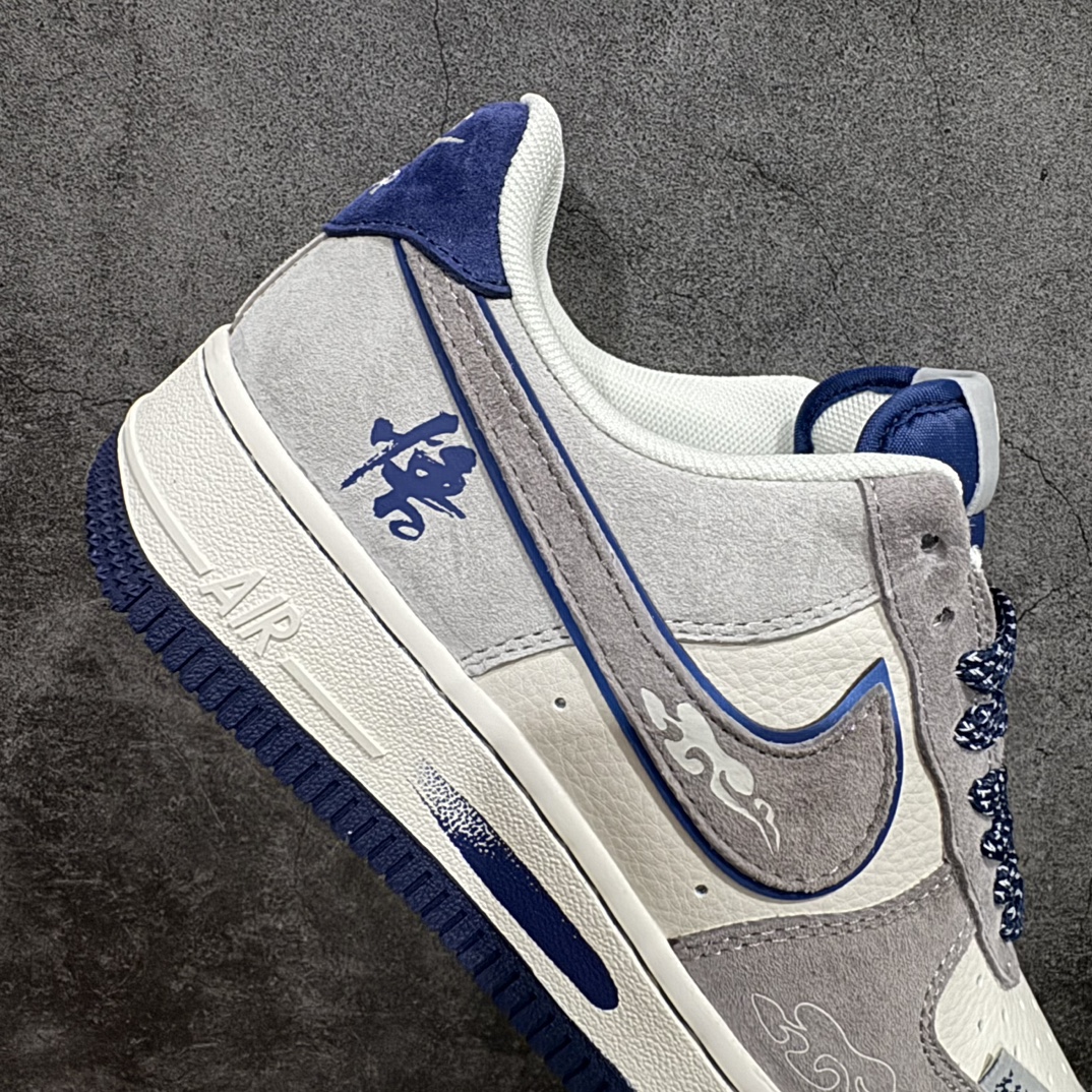 图片[7]-【定制版】Nike Air Force 1 Low 07 黑神话悟空 米棕蓝满天星n原楦头原纸板 打造纯正低帮空军版型 专注外贸渠道 全掌内置蜂窝气垫原盒配件 原厂中底钢印、拉帮完美官方货号：DM1688 805 Size：36 36.5 37.5 38 38.5 39 40 40.5 41 42 42.5 43 44 44.5 45 编码：HXS310320-鞋库