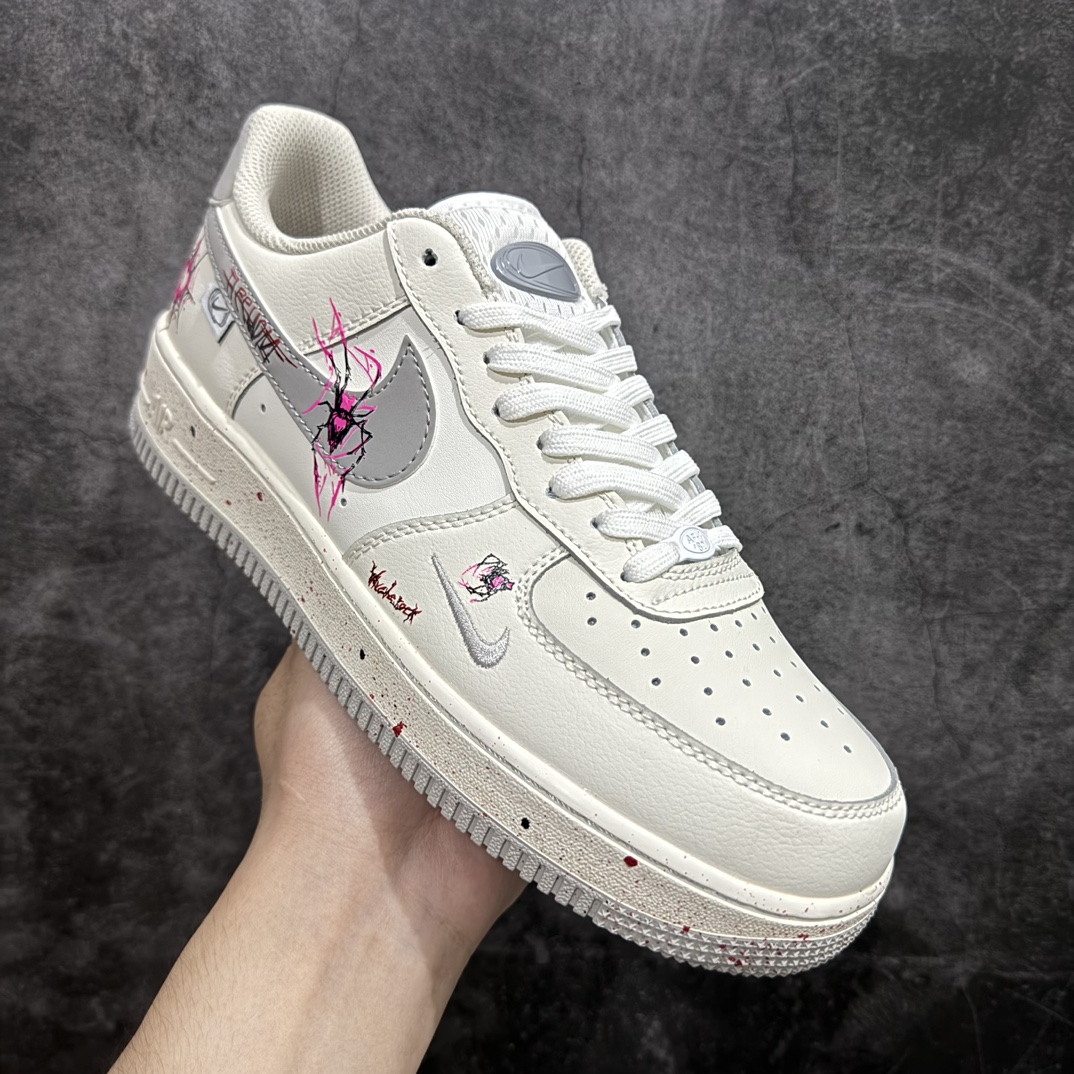 图片[3]-【公司级】Nike Air Force 1 Low 07 白灰涂鸦蜘蛛n原楦头原纸板 打造纯正低帮空军版型 专注外贸渠道 全掌内置蜂窝气垫原盒配件 原厂中底钢印、拉帮完美官方货号：FB1893 333 Size：36 36.5 37.5 38 38.5 39 40 40.5 41 42 42.5 43 44 44.5 45 编码：HXS290300-鞋库