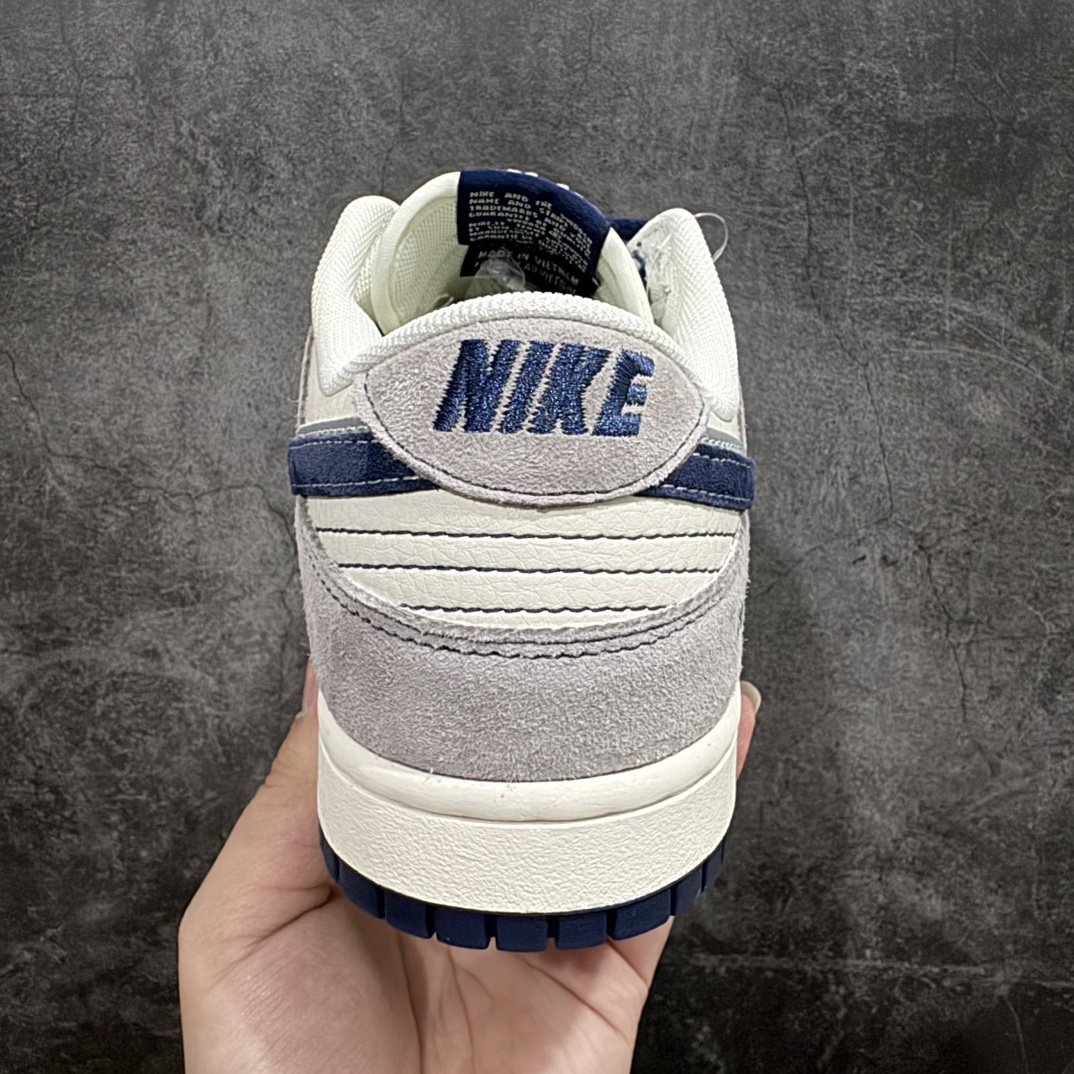 图片[4]-【定制版】Nk SB Dunk Low 北面联名-灰猪八蓝勾 周年高端定制 低帮休闲板鞋 SJ1089-010n定制鞋盒 大厂纯原品质出货 超高清洁度 皮料切割干净无任何毛边 细节完美  尺码：36 36.5 37.5 38 38.5 39 40 40.5 41 42 42.5 43 44 44.5 45 编码：HXS320340-鞋库