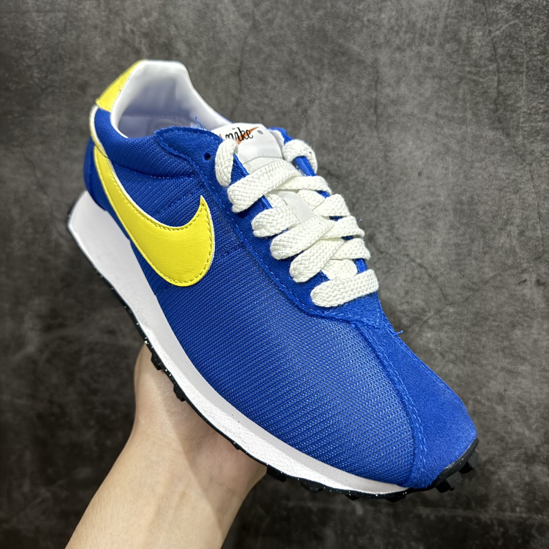 图片[3]-【纯原版】Nike Roshe Run LD-1000 x Stussy 蓝黄n华夫一代系列华夫复古休闲运动慢跑鞋n美国元祖街头潮牌-斯图西联手Nike打造 LD-1000 复古跑鞋n采用双层呼吸网织面料组合翻毛皮饰片鞋面材质n中底搭载EVA切片缓震n外置防滑耐磨华夫格橡胶大底 官方货号：FQ9079-400 尺码：36 36.5 37.5 38 38.5 39 40 40.5 41 42 42.5 43 44 44.5 45  编码：GX220240-鞋库