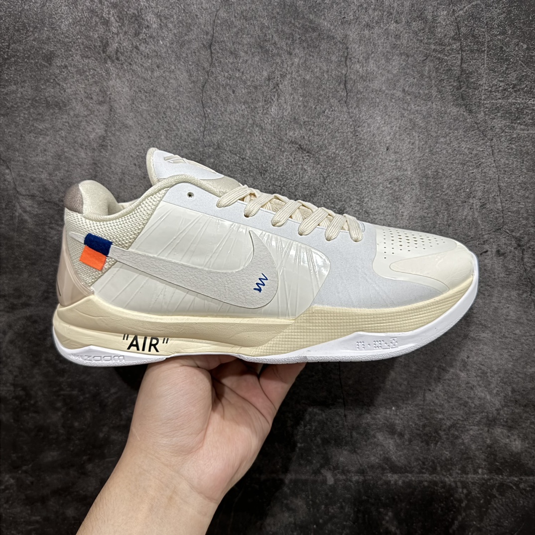 【CK版】NK Zoom Kobe 5 Off White OW联名科比五代 #Zoom Turbo气垫➕后掌EVA缓震 实战配置直接拉满n#原楦纸板开发 鞋身流线型、后跟塑形，区分土肥圆n#原档数据3D打印 鞋面细节匹配原版n#全身鞋材卡料色独家定制 唯一正确喷漆SWOOSH#NK专利Flyknit飞线科技，给予鞋身足够抗扭矩力n#真实底模 实战利器 专供海外市场 Size：39 40 40.5 41 42 42.5 43 44 44.5 45 46 47.5 48 编码：CK320340-鞋库