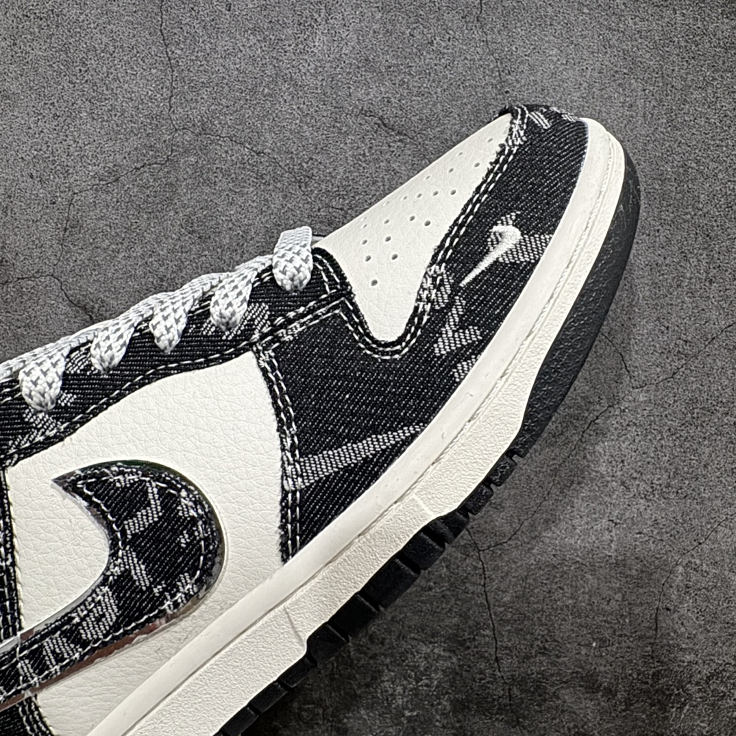 图片[6]-【定制版】Nk SB Dunk Low 李维斯联名-黑印花牛仔布 周年高端定制 低帮休闲板鞋 XX2025-109n#定制鞋盒 大厂纯原品质出货 超高清洁度 皮料切割干净无任何毛边 细节完美   尺码：36 36.5 37.5 38 38.5 39 40 40.5 41 42 42.5 43 44 44.5 45 编码：HXS320340-鞋库