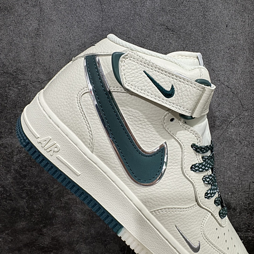 图片[7]-【公司级】Nike Air Force 1 Mid 07 白绿满天星n原楦头原纸板 打造纯正中帮空军版型 专注外贸渠道 全掌内置蜂窝气垫原盒配件 原厂中底钢印、拉帮完美官方货号：XL0236 235 Size：36 36.5 37.5 38 38.5 39 40 40.5 41 42 42.5 43 44 44.5 45 编码：LF310320-鞋库