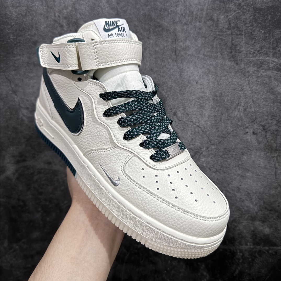 图片[3]-【公司级】Nike Air Force 1 Mid 07 白绿满天星n原楦头原纸板 打造纯正中帮空军版型 专注外贸渠道 全掌内置蜂窝气垫原盒配件 原厂中底钢印、拉帮完美官方货号：XL0236 235 Size：36 36.5 37.5 38 38.5 39 40 40.5 41 42 42.5 43 44 44.5 45 编码：LF310320-鞋库