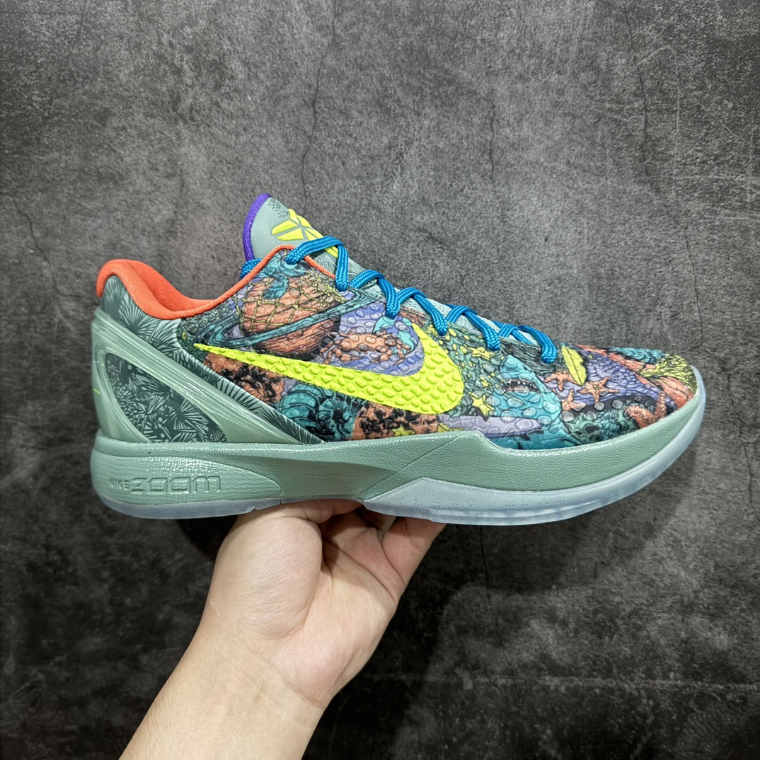 【GX纯原】NK Zoom Kobe 6 Protro 科比六代大师之路 640220-001 完美复刻公司货 前掌超大Zoom Turbo气垫 后掌EVA缓震 真正的原汁原味 还原ZP脚感 全身鞋材卡料色独家定制 唯一正确喷漆工艺Swoosh 正确凹凸蛇鳞工艺 正确鞋面渐变效果 内全置真动飞态线 独立原厂模具 最大尺码达到48.5码 首批不拼图大几率过验 亲测已过 支持各种高强度实战 无需担心 上脚价 补货周期极长 脚宽建议买大半码 科比系列前掌偏窄 不影响二次销售 支持七天无理由退换  尺码：40 40.5 41 42 42.5 43 44 44.5 45 45.5 46 47.5 48.5 49.5 50.5 编码：SL550580-鞋库