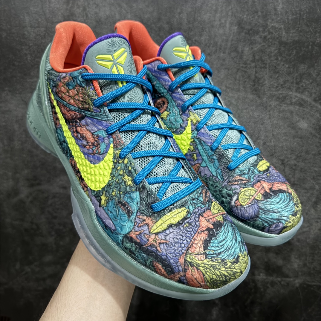 【GX纯原】NK Zoom Kobe 6 Protro 科比六代大师之路 640220-001 完美复刻公司货 前掌超大Zoom Turbo气垫 后掌EVA缓震 真正的原汁原味 还原ZP脚感 全身鞋材卡料色独家定制 唯一正确喷漆工艺Swoosh 正确凹凸蛇鳞工艺 正确鞋面渐变效果 内全置真动飞态线 独立原厂模具 最大尺码达到48.5码 首批不拼图大几率过验 亲测已过 支持各种高强度实战 无需担心 上脚价 补货周期极长 脚宽建议买大半码 科比系列前掌偏窄 不影响二次销售 支持七天无理由退换  尺码：40 40.5 41 42 42.5 43 44 44.5 45 45.5 46 47.5 48.5 49.5 50.5 编码：SL550580-鞋库